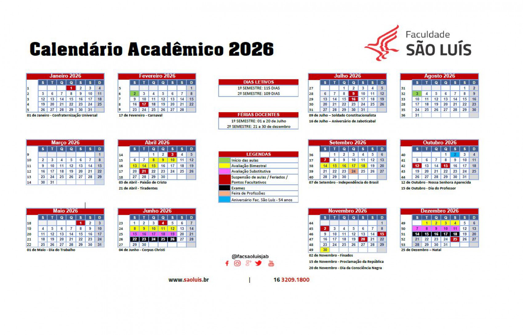 Calendário
