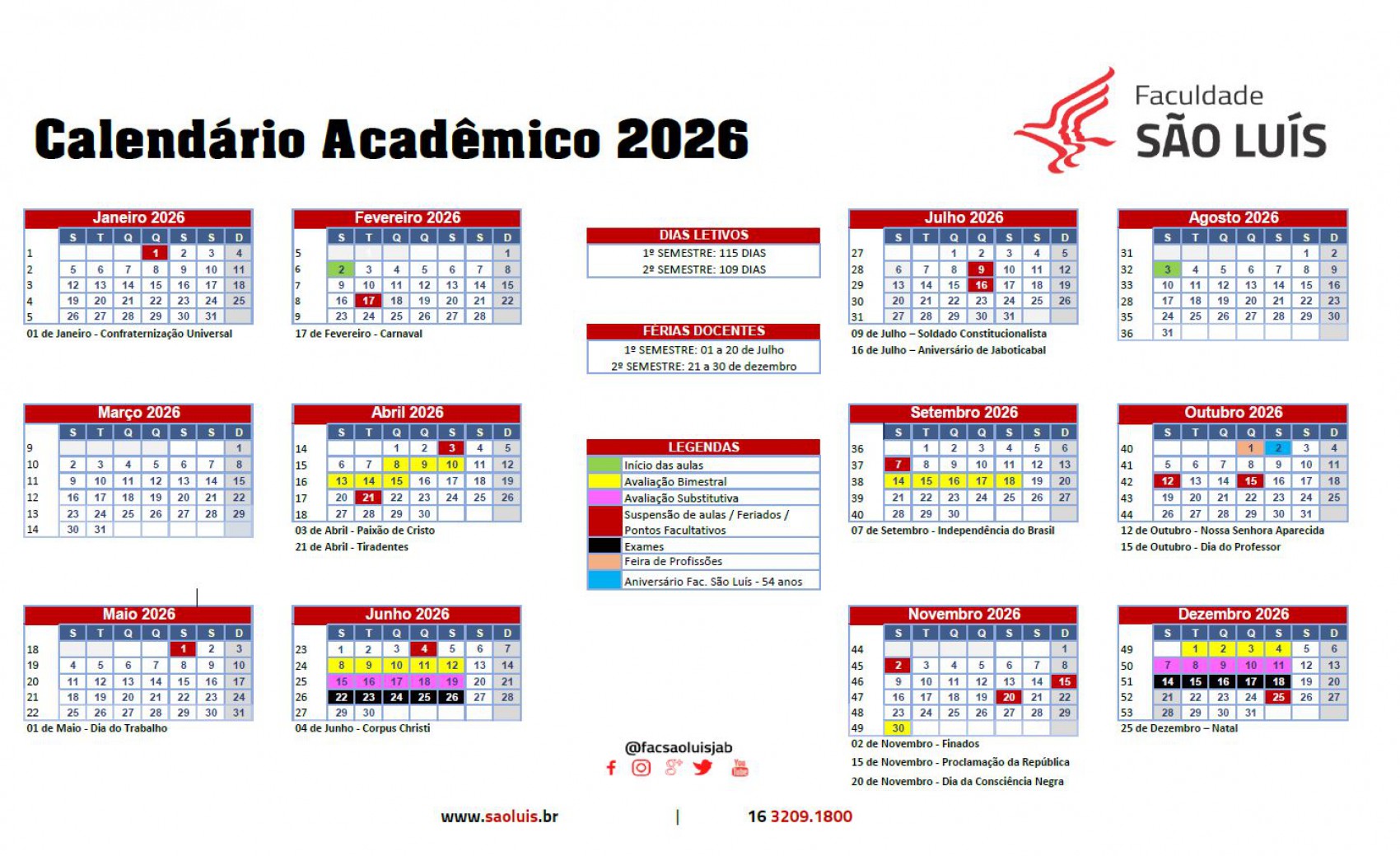 Calendário