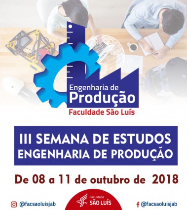 III Semana de Estudos do Curso de Engenharia de Produção