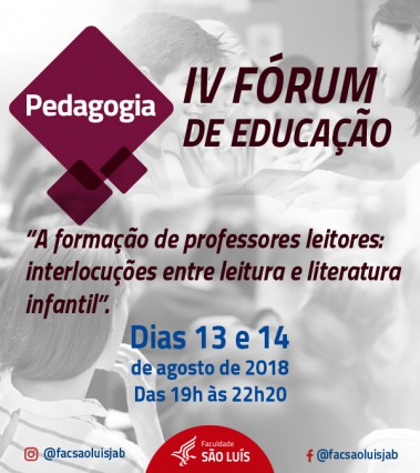 IV Fórum de Educação!