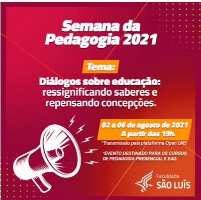 Semana de Estudos do Curso de Pedagogia 2021 