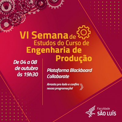 6ª SEMANA DE ESTUDOS DE ENGENHARIA DE PRODUÇÃO