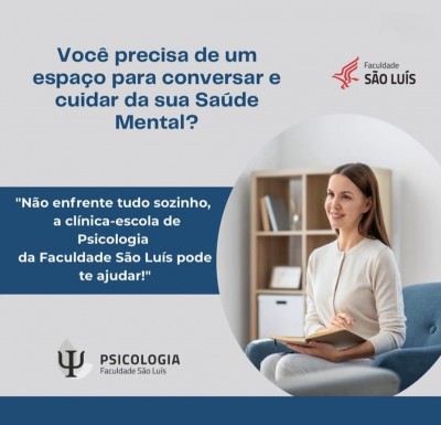 Clínica-escola do curso de Psicologia está com triagem aberta para agendamento!