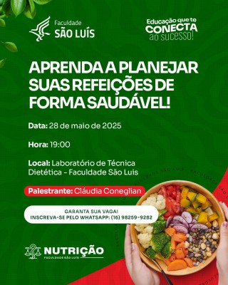 Curso de Nutrição realiza curso de refeições rápidas!