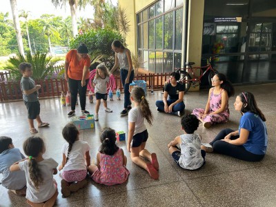 Curso de Pedagogia realiza ação de extensão com crianças da educação infantil da rede municipal de Jaboticabal