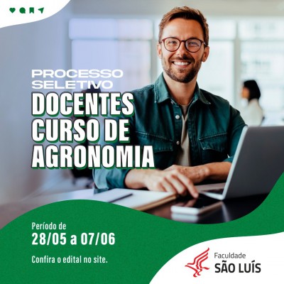 PROCESSO SELETIVO - CONTRATAÇÃO DE DOCENTE PARA O CURSO DE AGRONOMIA