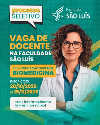 PROCESSO SELETIVO PARA CONTRATAÇÃO DE DOCENTE DO CURSO DE BIOMEDICINA