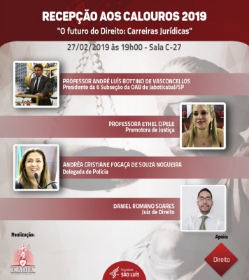 Recepção aos Calouros do Curso de Direito