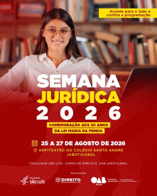SEMANA JURÍDICA 2026 - CURSO DE DIREITO E OAB JABOTICABAL
