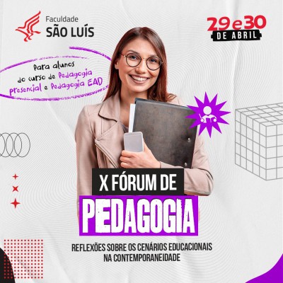 X FÓRUM DE PEDAGOGIA