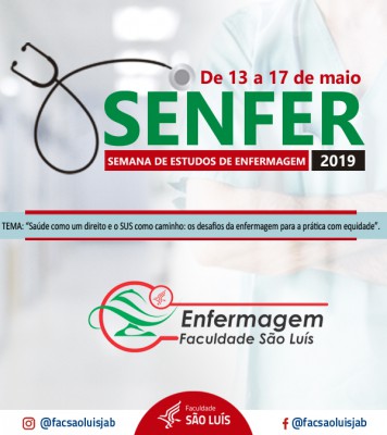 XIX SENFER - Semana de Estudos do Curso de Enfermagem